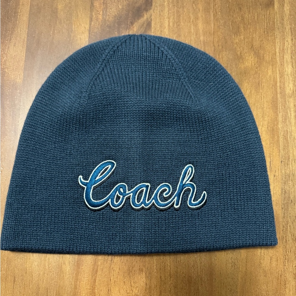 Coach beanie. Never worn great condition